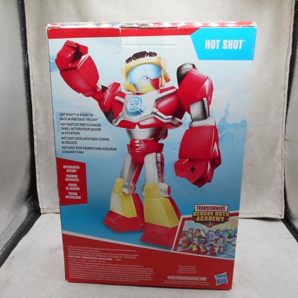 Transformers Rescue Bots Academy MEGA Mighties HOT SHOT NIB Playskool Heroes - Picture 5 of 7